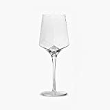 LNCHJUN Cáliz 2 Piezas Copas de Vino para el hogar Copas Copas Bar Vino Tinto Utensilios para Vino Combinación Perfecta (Color: Transparente, Tamaño: 25x7.5cm)